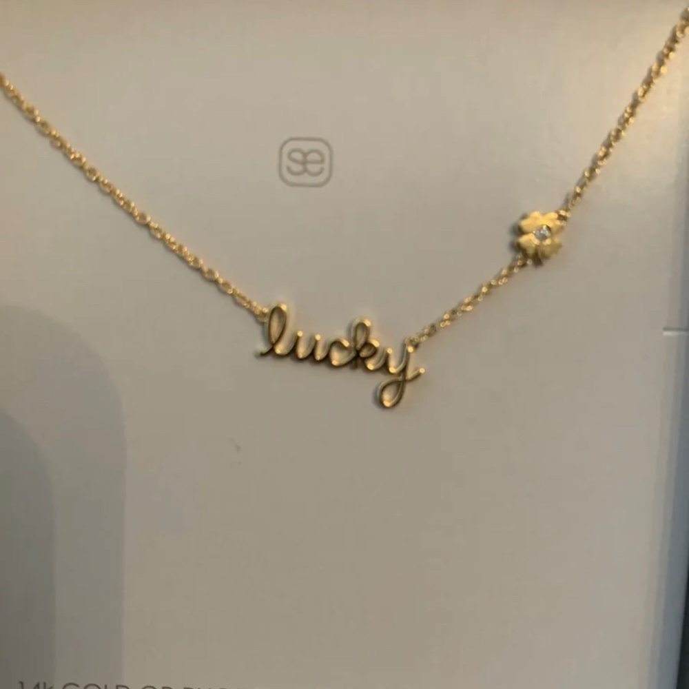 Sydney Evan Lucky Petite Necklace NWT $125